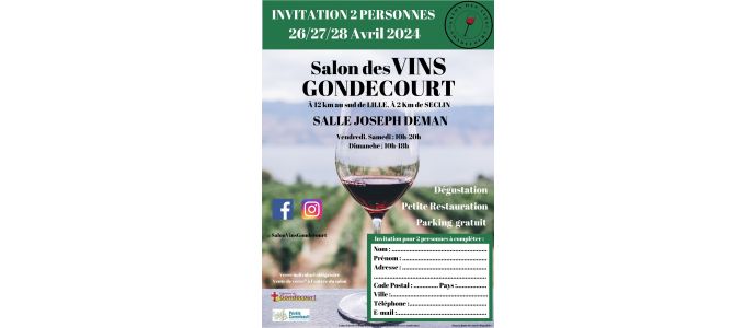 Salon des Vins à Gondecourt (59)